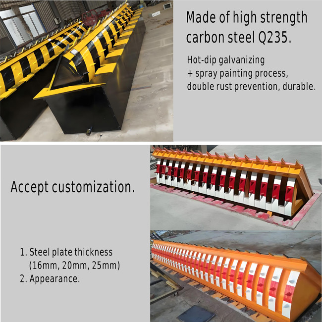 Waterproof Hydraulic Road Barrier Anti Terrorism Security Road Blocker