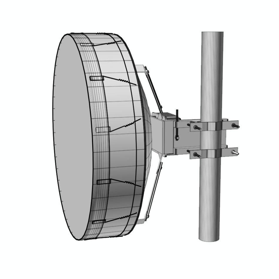 0.9 Meter / 3 Feet Standard Microwave Parabolic Antenna In Telecommunications