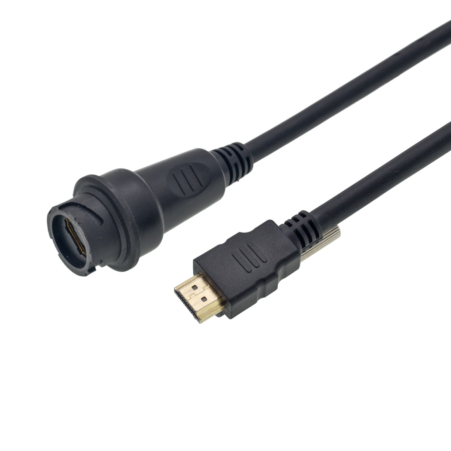 Waterproof HDMI To USB A Cable Copper PVC Material For Automobile