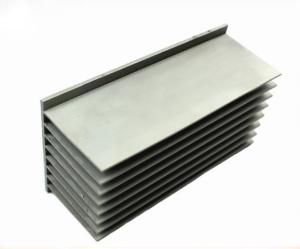 China Natural Silver Extruded Aluminum Heat Transfer Plates With Conducts Heat Well wholesale