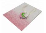 Glitter Ribbon Paper Shopping Bags With Handles , Luxury Printed Shopping Bags