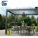 Garden IP67 Aluminum Louvered Pergola Bioclimatic Snow Resistant UV Protection
