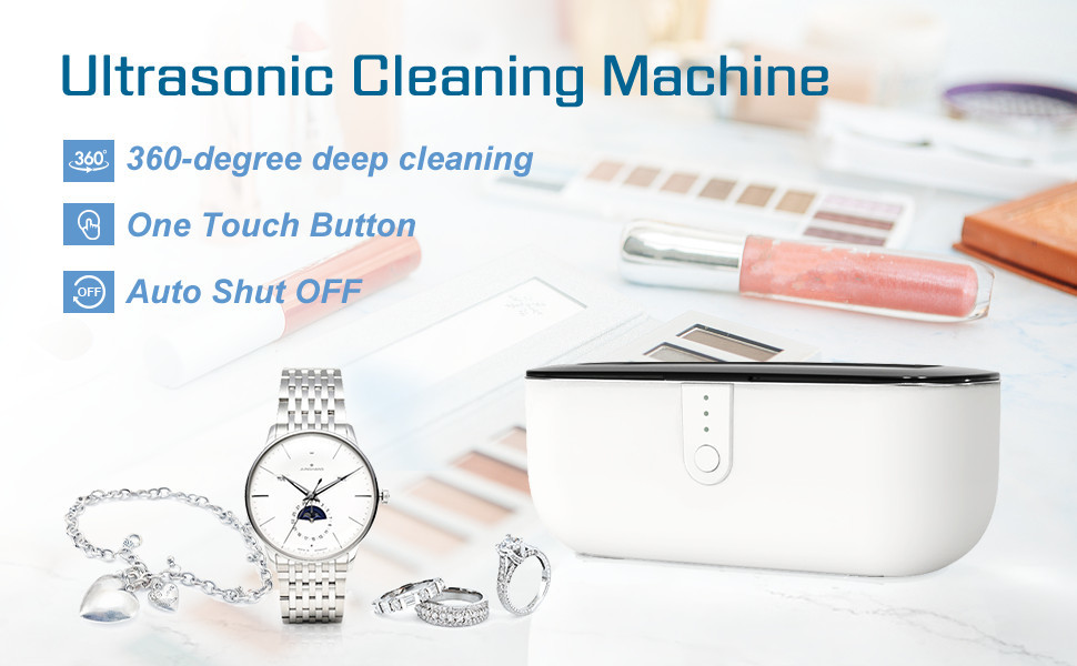 45KHz Jewelry Cleaning Machine Hotel Ultrasonic Glasses Cleaner