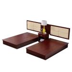OEM Customized Hotel Bedroom Furniture Sets With Bedside Table TV Stand