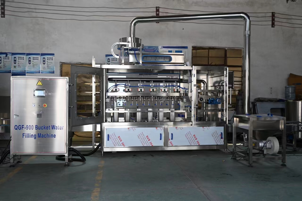 900 bph Bucket Water Filling Machine For Mineral Water, Distilled Water, Pure Water Production