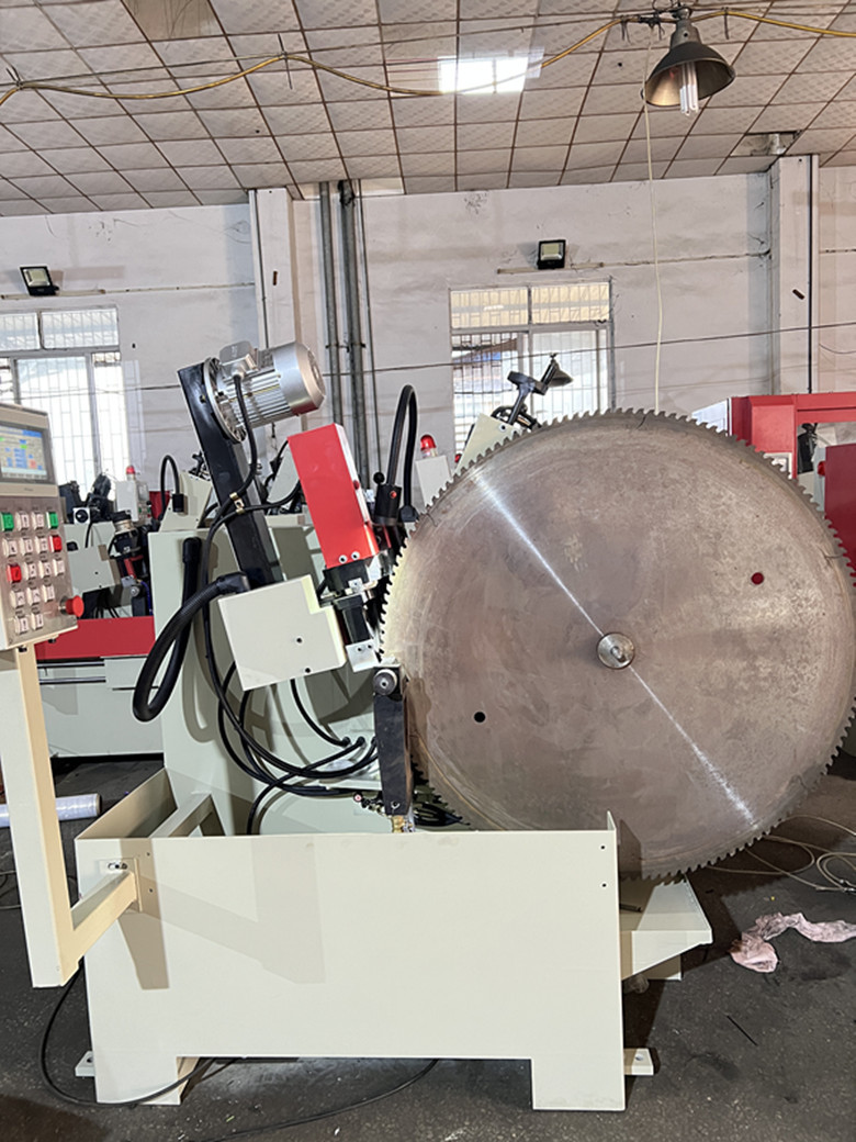 LDX-020B Large CNC Circular Saw Blade Front And Rear Angle Grinding Machine