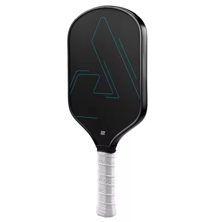 Entertainment Pickleball Paddle with T700 Carbon Fiber Technology and PU Handle Leather
