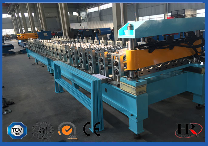 Simple Self-locked Roof Series Roofing Tile Forming Machine / Improved Bender