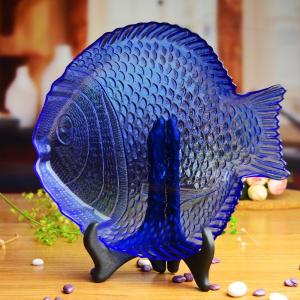 China Fish Shaped Solid Color Charger Plates For Fruit wholesale