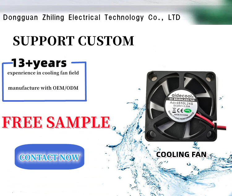 6500RMP DC 12V Brushless Fan 12038 120x120x38mm Plastic Durable