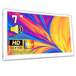 China 300 Cd/m2 LCD Monitor 7 Inch Portable Touch Screen Monitor 1024x600 wholesale
