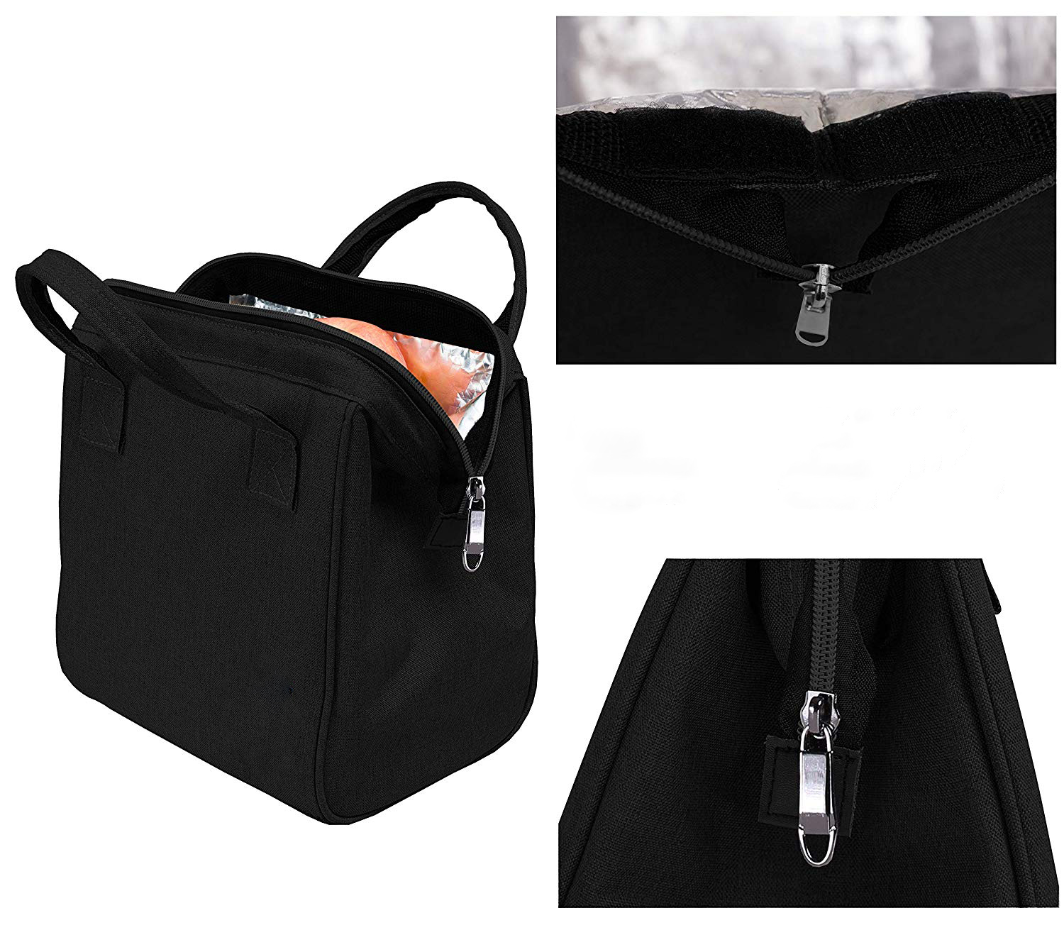 Leisure Canvas 6 Can Cooler Casual Style Ice Bag Vertical Modern Waterproof