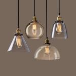 Vintage Glass Pendant Light Fixtures For Kitchen Dining room Decoration (WH-GP