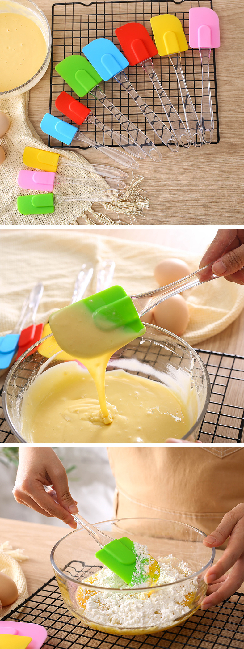 FDA Mini Silicone Spatulas BPA Free For Baking