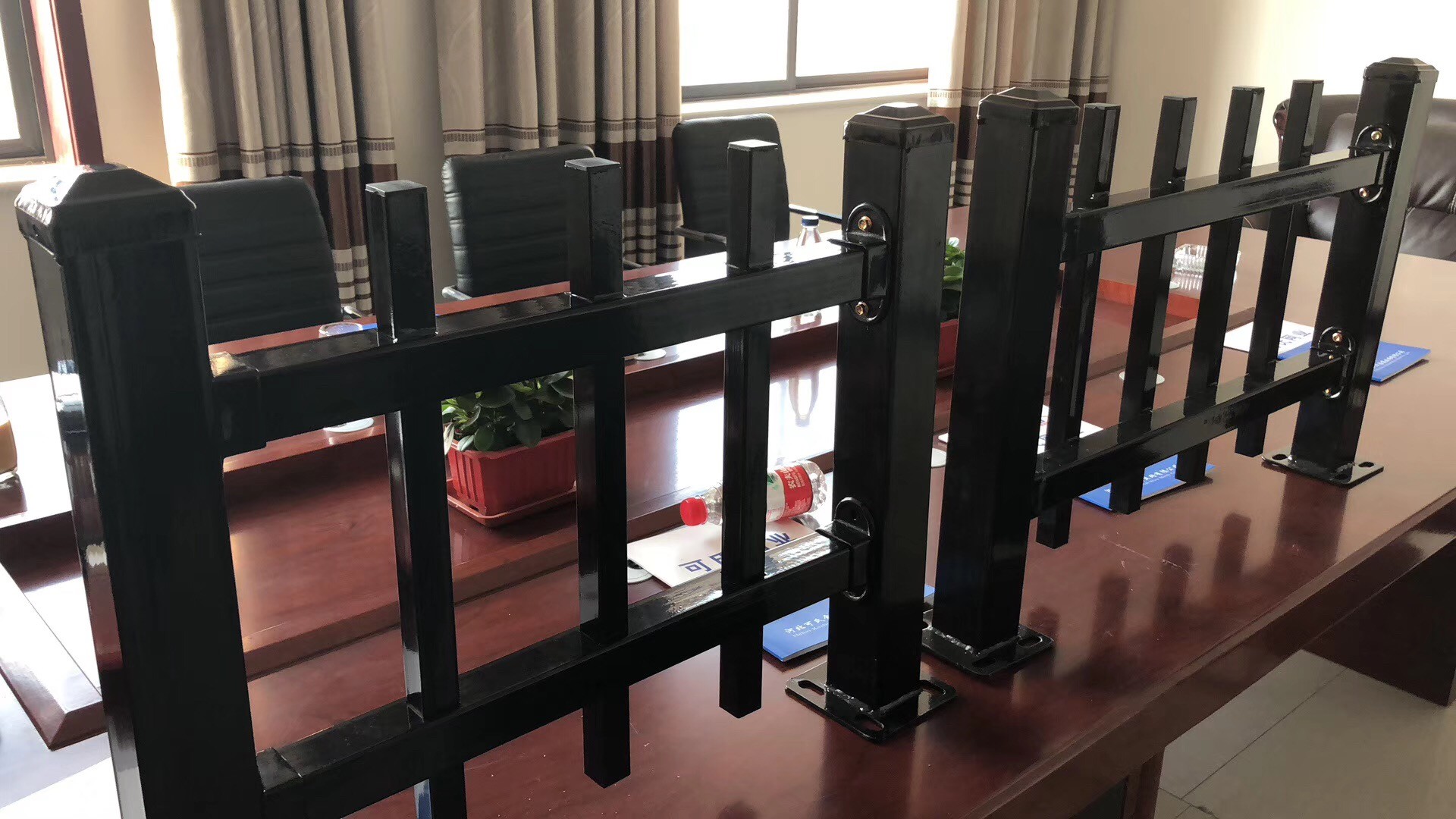 Flat Top Tubular Steel Fence