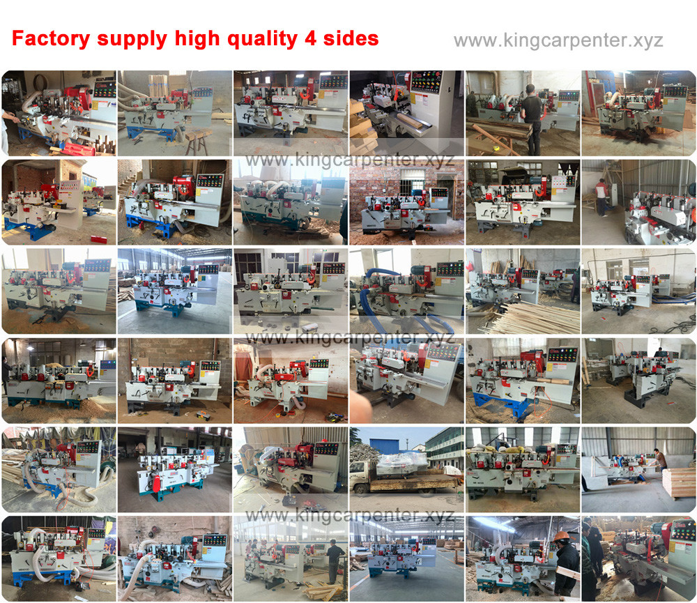 Simple and Economical Four Side Planer Machine SMB-4018 four Sides moulder for wooden floor