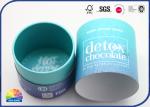 CMYK Printed Paper Tube Protein Powder Package Round Container