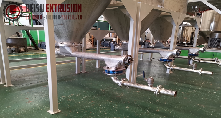 Fully Automatic 2000kg/h Pvc Mixer Machine With Online Dosing System