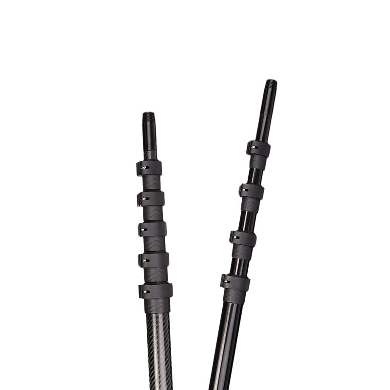 Modular Composite Carbon Fiber Poles Telescope Rolled Wrapping