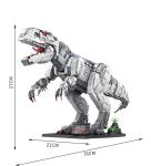 Panrose 611001 Building Blocks Puzzle Brain Dinosaur Series Large Tyrannosaurus