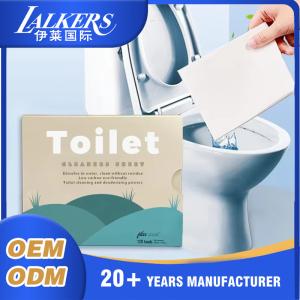 China Compact ODM Eco Friendly Toilet Bowl Cleaner Strips Safe Removes Stains wholesale