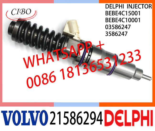 Common Rail Fuel Diesel Injector BEBE4C15001 BEBE4C10001 21586294 03586247 3586247 E1 for VOL 9.0 LITRE TRUCK