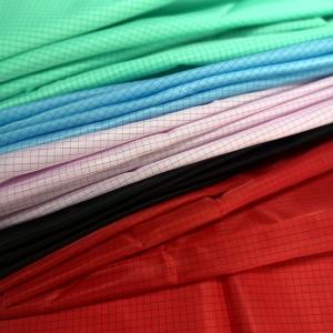 China Industrial Conductive Anti Static ESD Fabrics 380gsm Lining Fabric wholesale