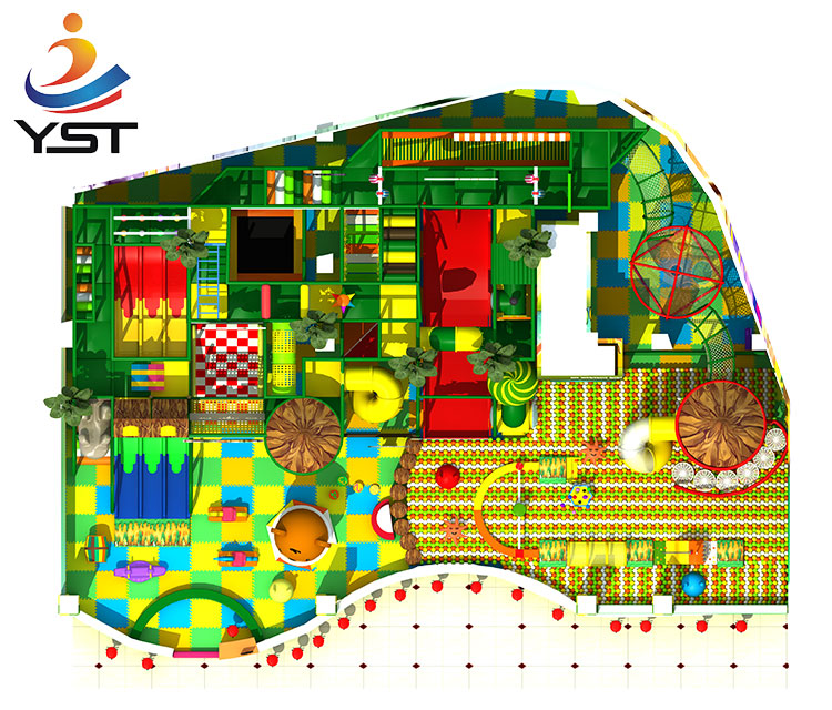 Anti Aging Soft Indoor Play Equipment For Toddlers Easy Installation