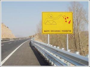 China Custom Road Safety Hazard Traffic Warning Signs with Steel Material wholesale
