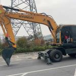 Used Excavator Hyundai R210-9 Wheel Excavator 0.91m3 Bucket Capacity Middle