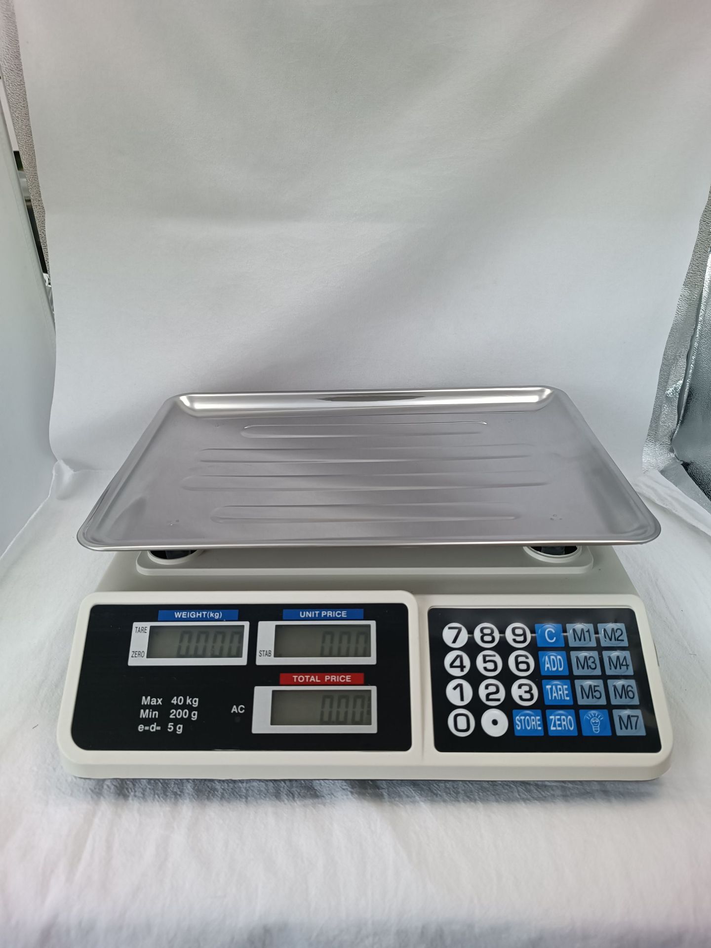 Accurate 40kg price calculation Fruit Weight Electronic counter counting commercial weight scale