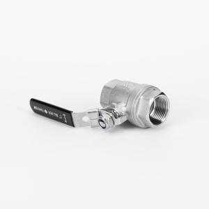 China Home Brew 304 316 Ss Check Valve 1/2 Thread 2 Pieces Ball Lock 2 Stainless Steel Ball Valve wholesale