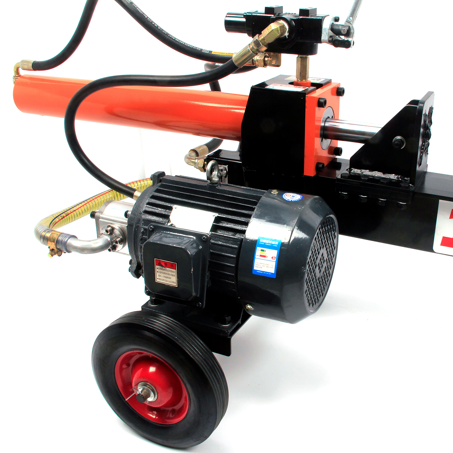 25 Ton Vertical Tractor Log Splitter For Wood Tree Hydraulic Wood Splitting Machine