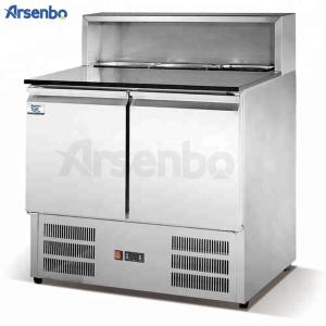 China Antiwear Pizza Prep Fridge With Drawers Multiscene 240W Practical wholesale