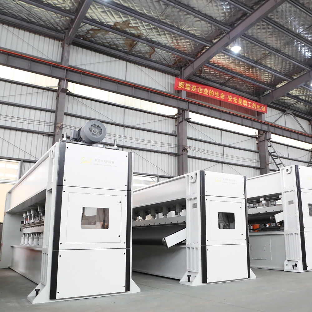 Needle punching nonwoven needle loom machine