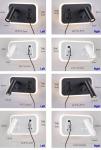 Multifunctional hotel villa apartment reading wall lamp USB Type-C wireless