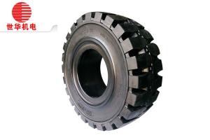 China Black Colour 28x9-15 Solid Forklift Tires 698x698x205mm Size wholesale