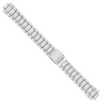 OEM 20mm Stainless Steel Watch Strap Logo printed With folding buckle