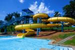 Outdoor Amusement Park Kids Swimming Pool Spiral Fiberglass Water Slide