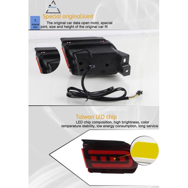 Maictop Auto LED Rear Bumper Light For Land Cruiser Prado Fj150 Sncn