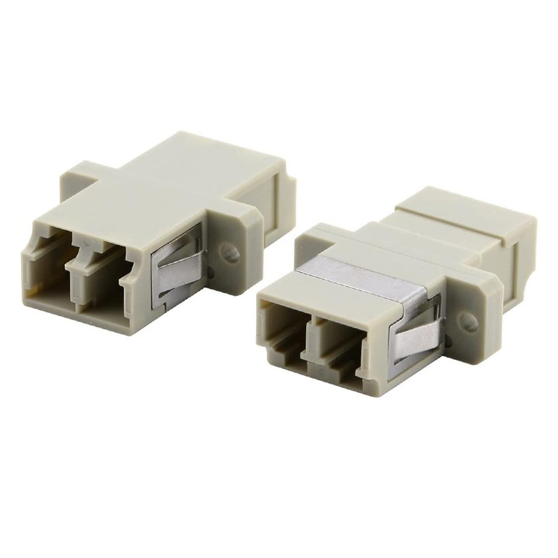 China Factory Price LC Upc to LC Upc Duplex Om1om2 Fiber Optic Adapter Fast Quick Connector with Flange