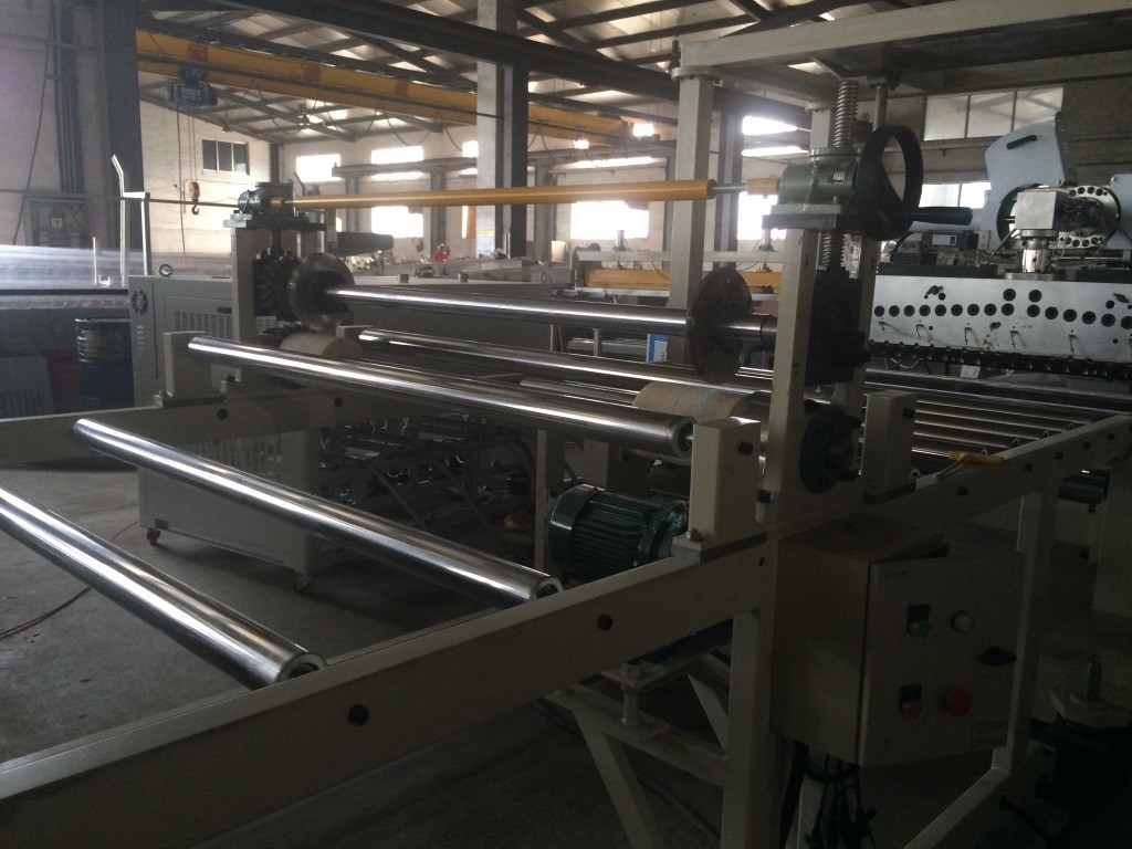 2100mm Width PE PC Hollow Grid Plastic Sheet Production Line With High Speed