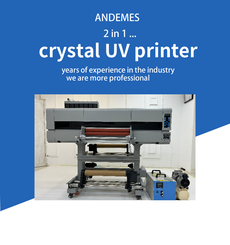 Automatic 24 Inch UV DTF Printer Roll To Roll Sticker Printing