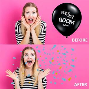China Tassel Gender Reveal Confetti Balloon wholesale