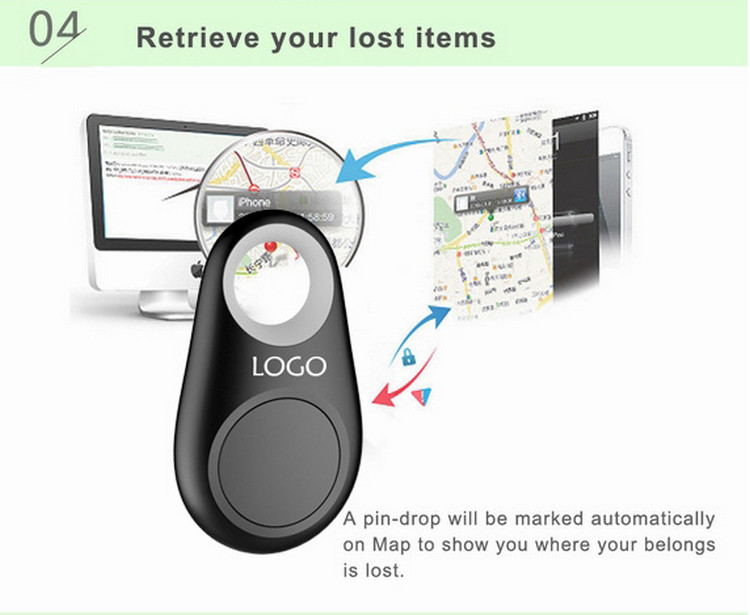 Pets Wallets Kids Customized Promotional Gifts Bluetooth 4.0 Key Finder
