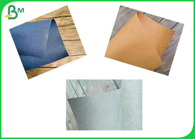 Recycled Washable Fabric Kraft Paper Roll With 0.3MM 0.55MM 0.8MM