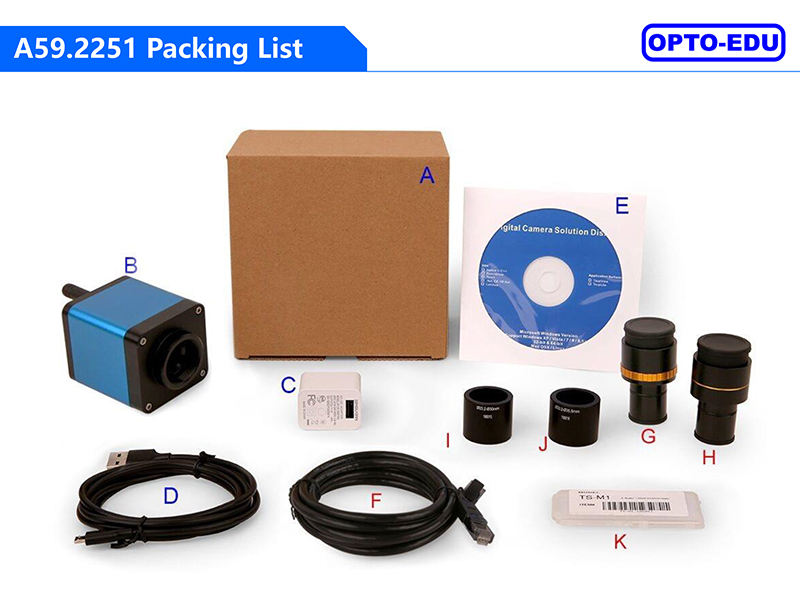 OPTO-EDU A59.2251 WIFI+USB2.0 Digital Microscope Camera