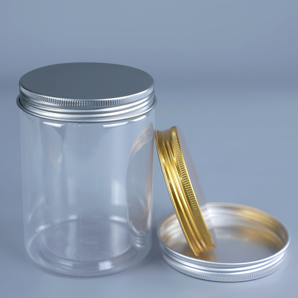 SIDUN Transparent Plastic Jars With Lids For Food Acid Etch