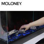 100cm 3 Side View Pure Electric Fireplace Without Heat Decoration Dining Room