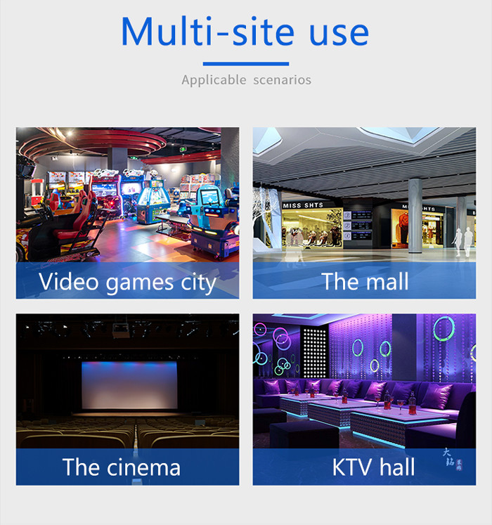 Full Automatic Mode 9D VR Cinema Spaceship Interactive Amusement Commercial Equipment